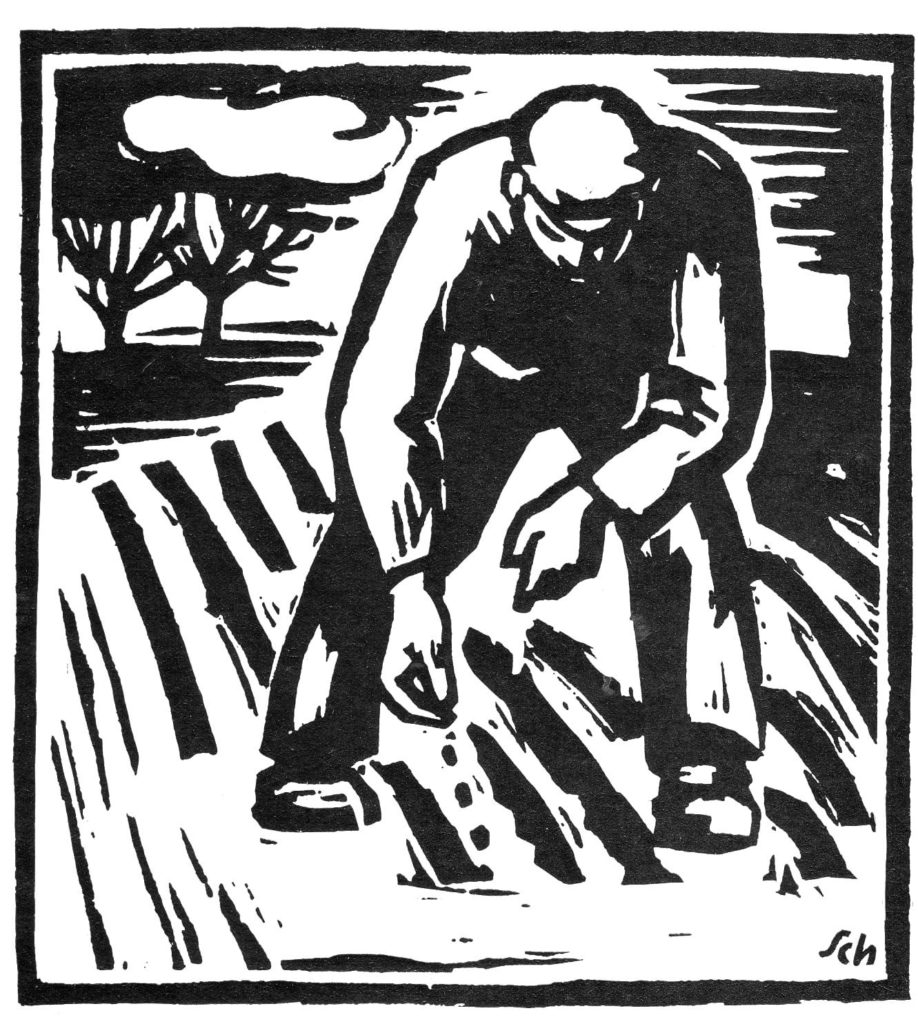 Der Gärtner 1 Kurt Schuster Eschrig Kunstportal